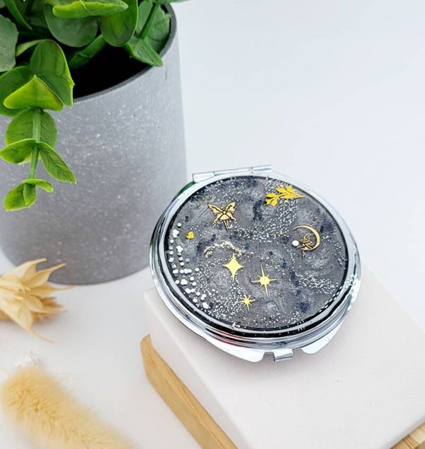 Miroir " Fée dorée "