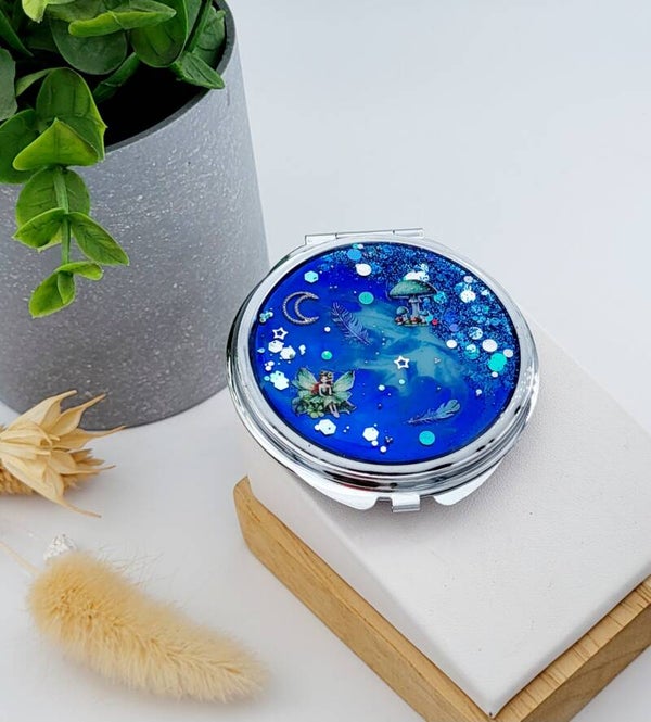 Miroir " Fée bleue "