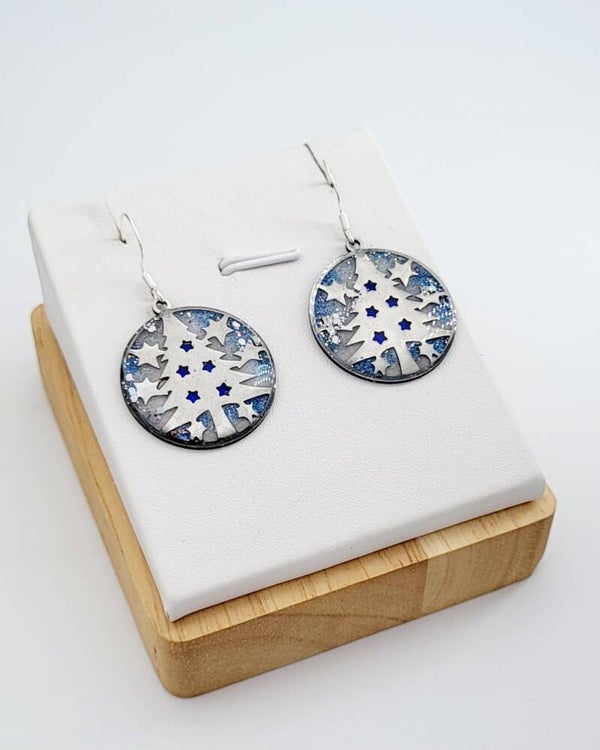 Boucles " Sapin argenté "