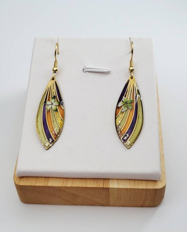 Boucles " élégantes fleuries "