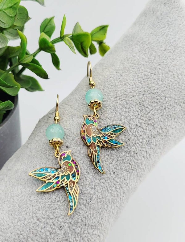 Boucles " Colibris "