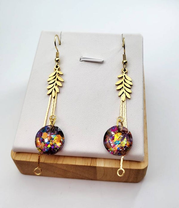 Boucles " Fines pailletées"