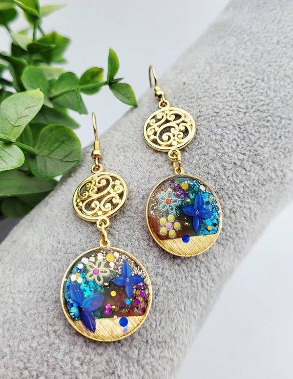 Boucles " Petites fleurs "