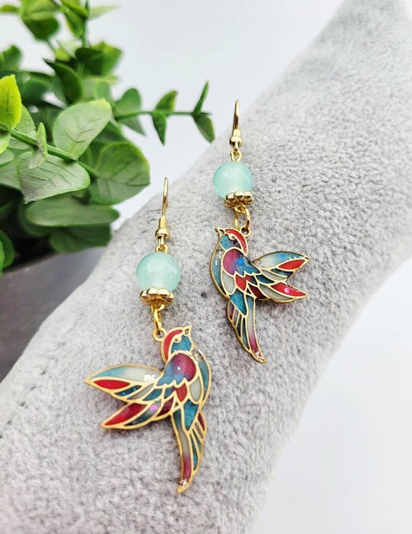 Boucles " Colibris "