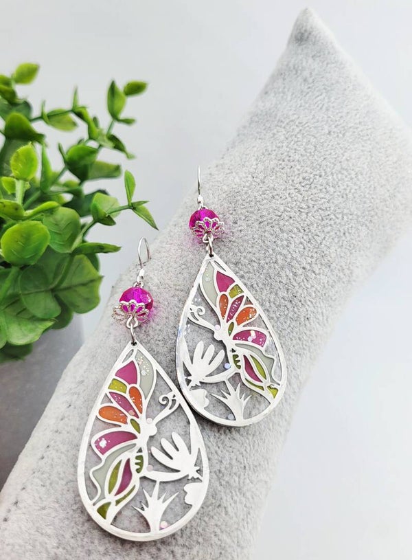 Boucles " Papillons merveilleux"
