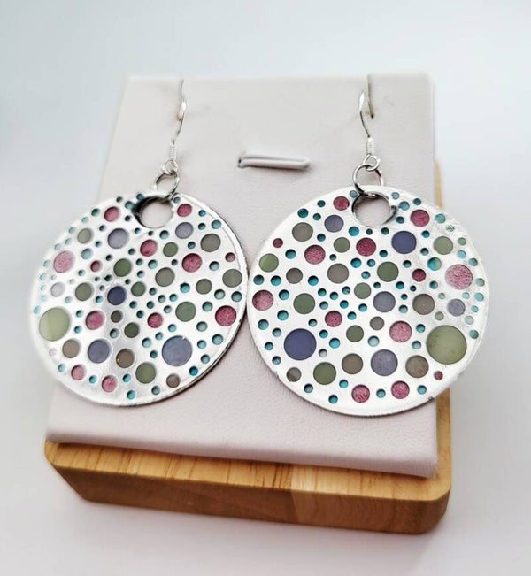 Boucles " Bulles de couleurs "