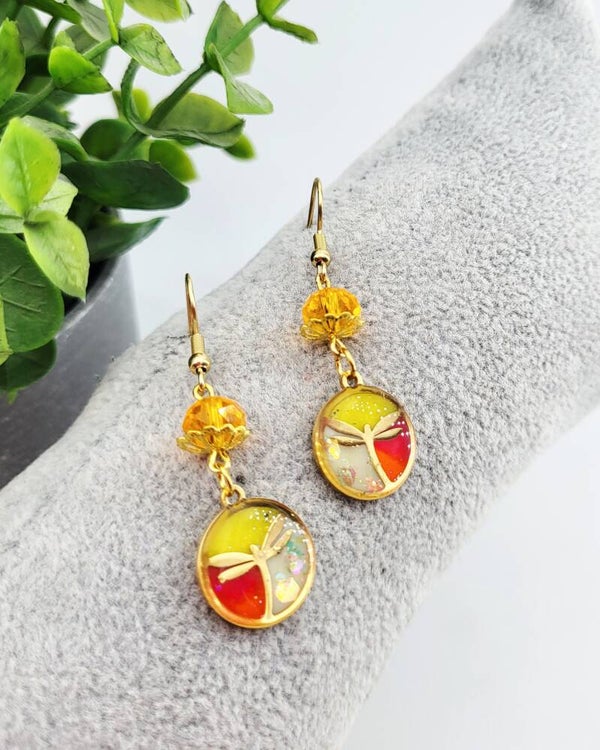Boucles " Douces libellules"