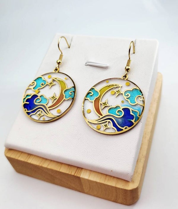 Boucles " Nuit étoilée "