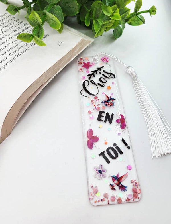 Marque-page " Crois en toi "