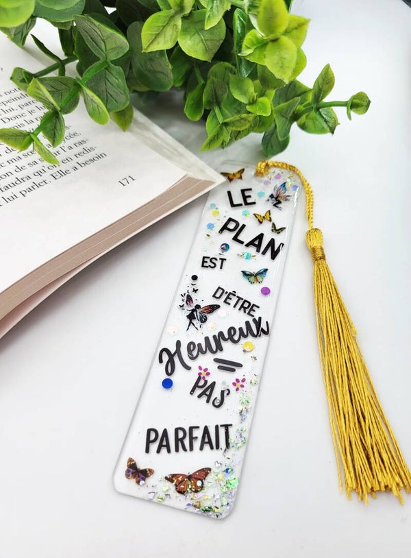 Marque-page " Heureux"