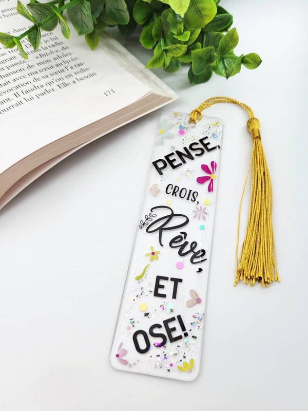 Marque-page " Rêve et ose"