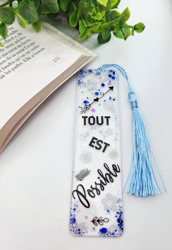 Marque-page " Tout est possible "