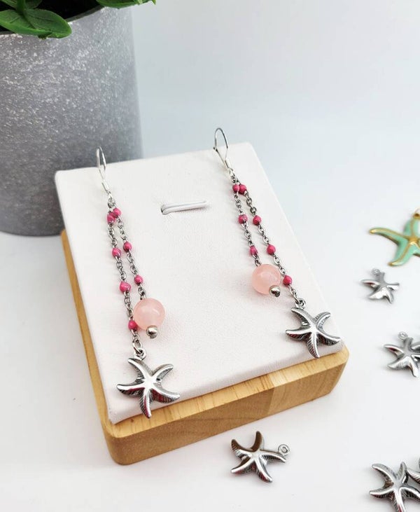 Boucles " Mer rose"