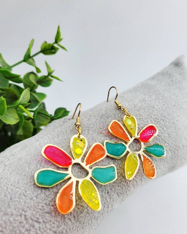Boucles " Fleurs estivales peps"