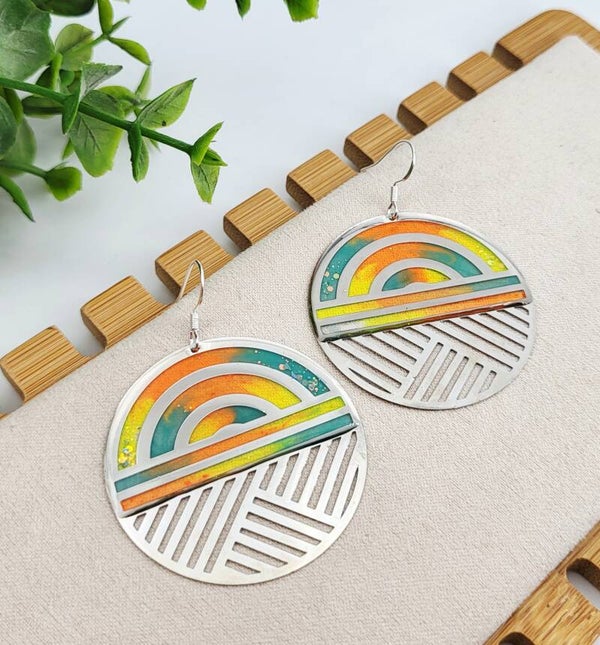Boucles " Géométriques peps"