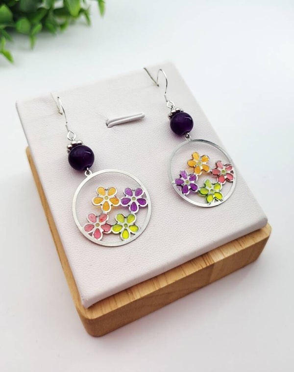 Boucles " Petites fleurs peps"