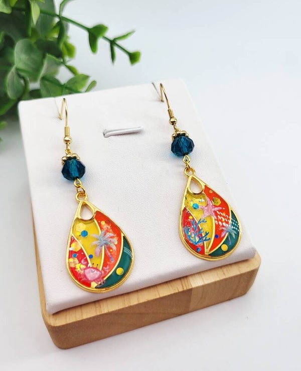 Boucles " Belles gouttes de la mer