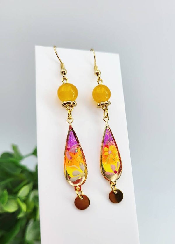 Boucles " Fines gouttes élégantes "