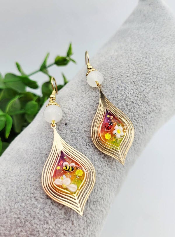 Boucles " Élégance fleurie "
