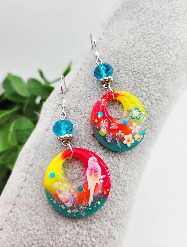 Boucles " Créoles perroquets "