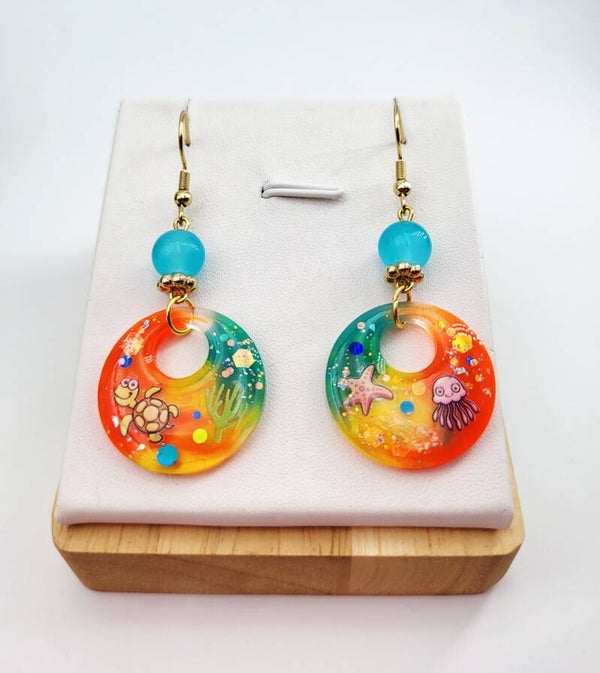 Boucles " Créoles estivales :