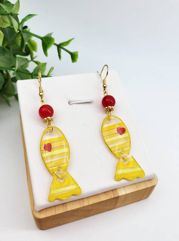 Boucles " Poissons du soleil "