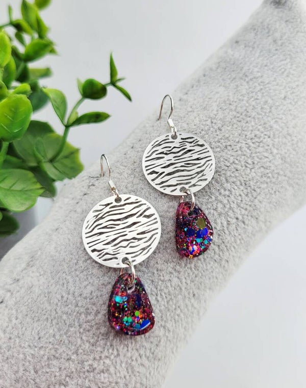 Boucles " Petites paillettes "