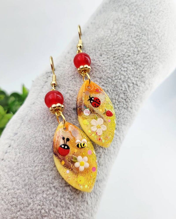 Boucles " Coccinelles "