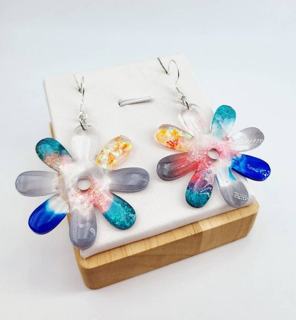 Boucles " Douces fleurs "