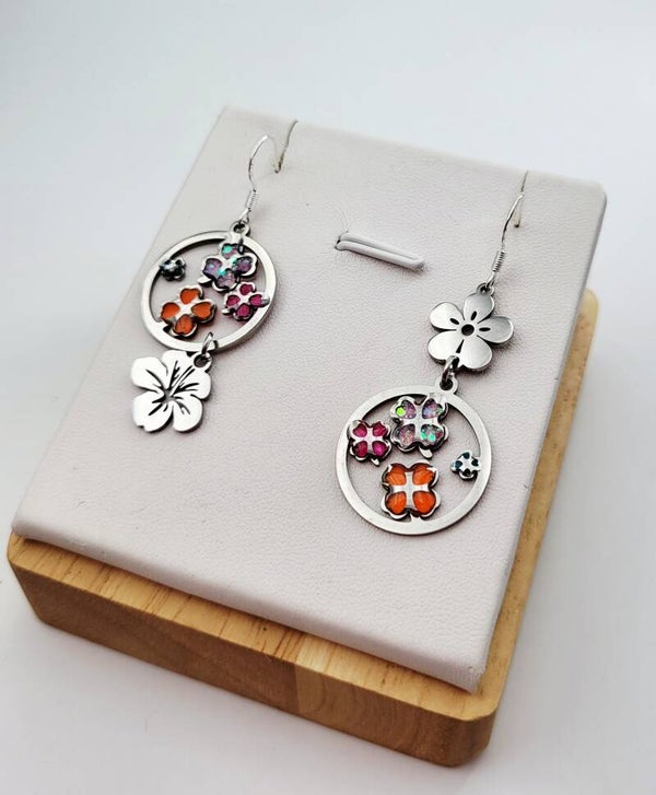 Boucles " Petites fleurs "