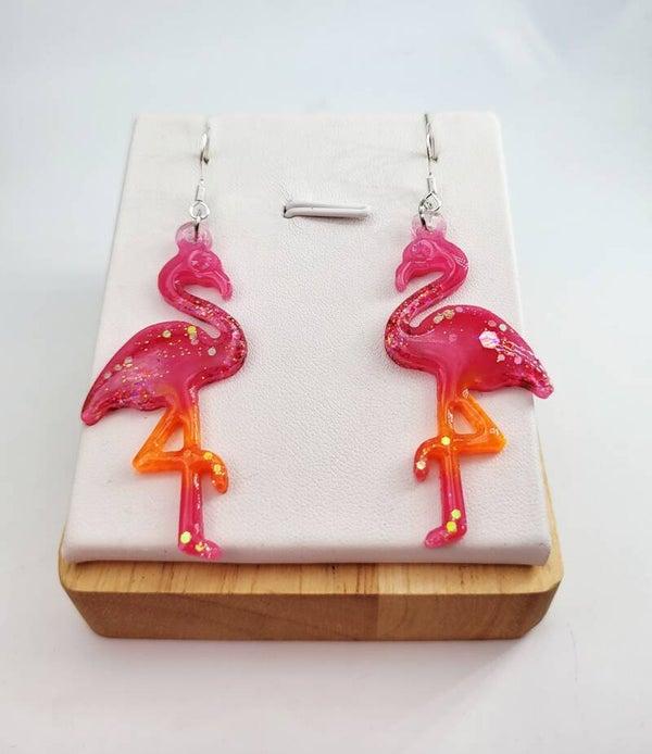 Boucles " Flamants roses "