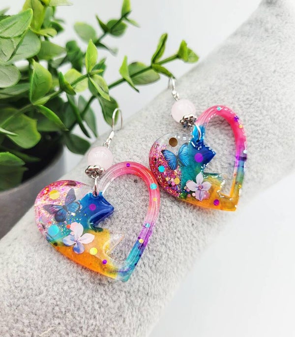 Boucles " Cœurs etoilés"