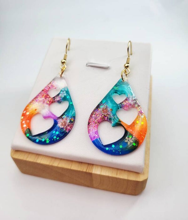 Boucles " Gouttes Amour "