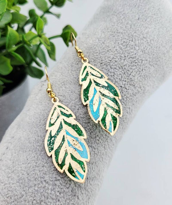 Boucles " Feuilles Natures "