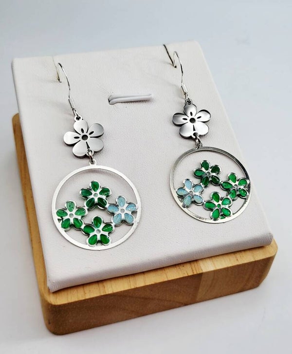 Boucles " Petites fleurs "