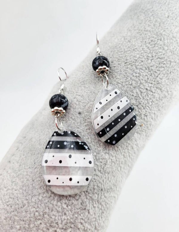 Boucles " Petits pois 4"