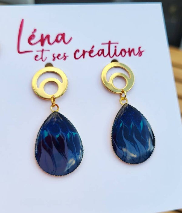 Boucles " Chics bleues "