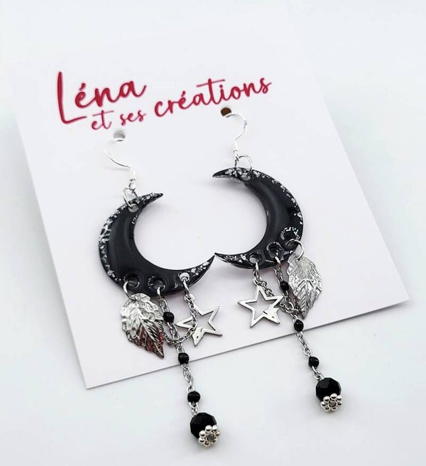 Boucles " Merveilleuses Lunes 1 "
