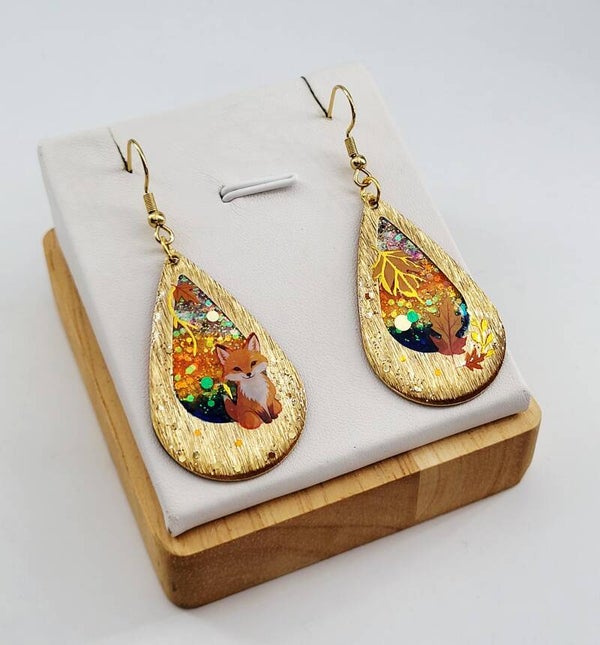 Boucles " Renard d'automne "