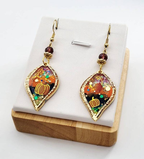 Boucles " Citrouilles d'automne "