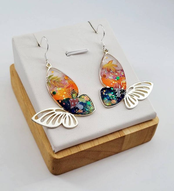 Boucles "Champignons des bois"