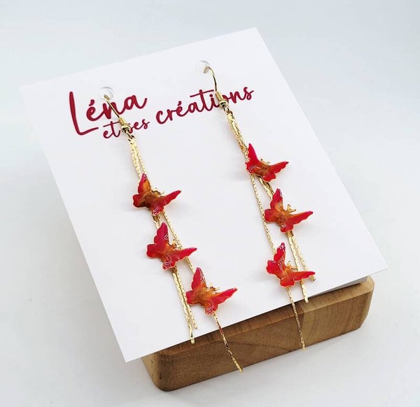 Boucles " Butterfly roses "