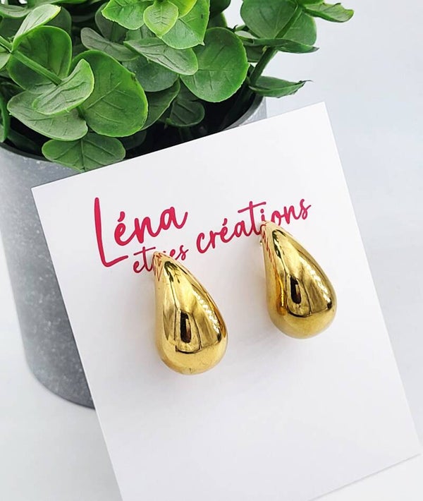 Boucles " Chics dorées "