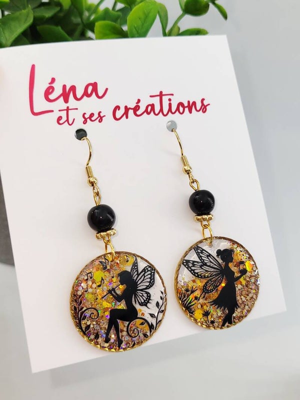 Boucles " Fées d'automne "
