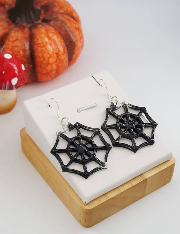 Boucles " Toiles d'araignées "