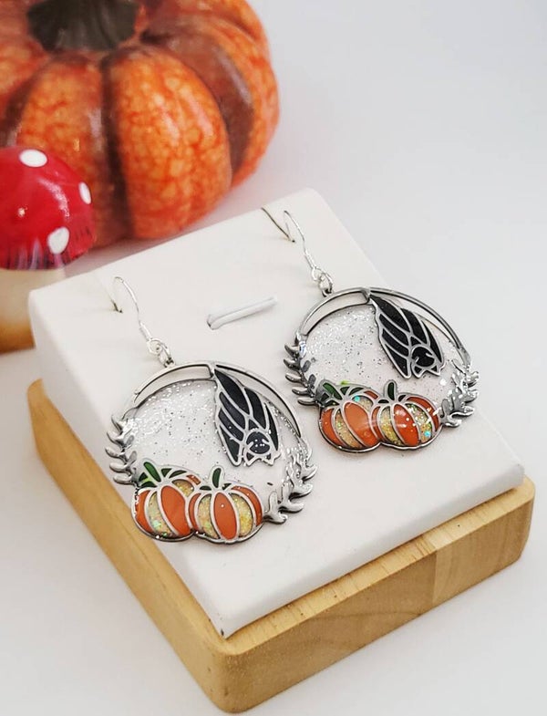 Boucles " Citrouilles d'automne "