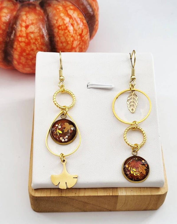 Boucles " Asymétriques d'automne "