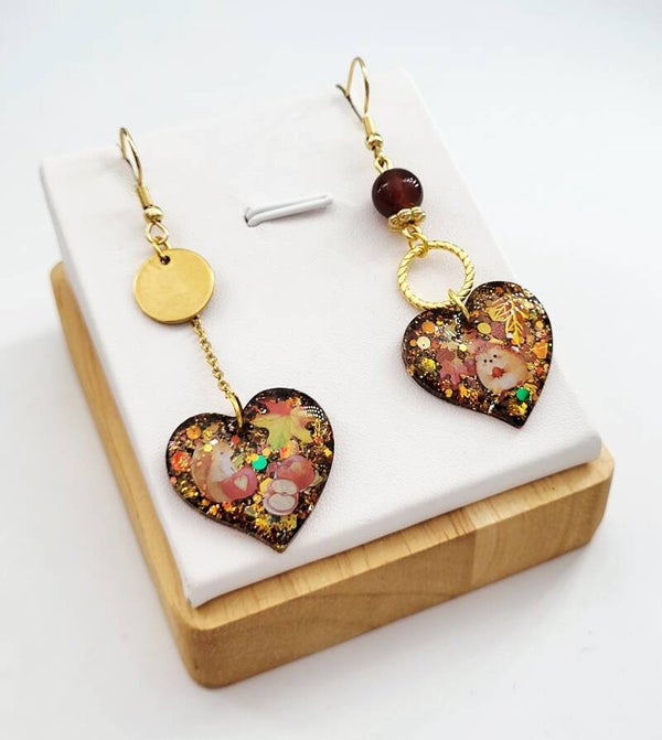Boucles " Herissons asymétriques "