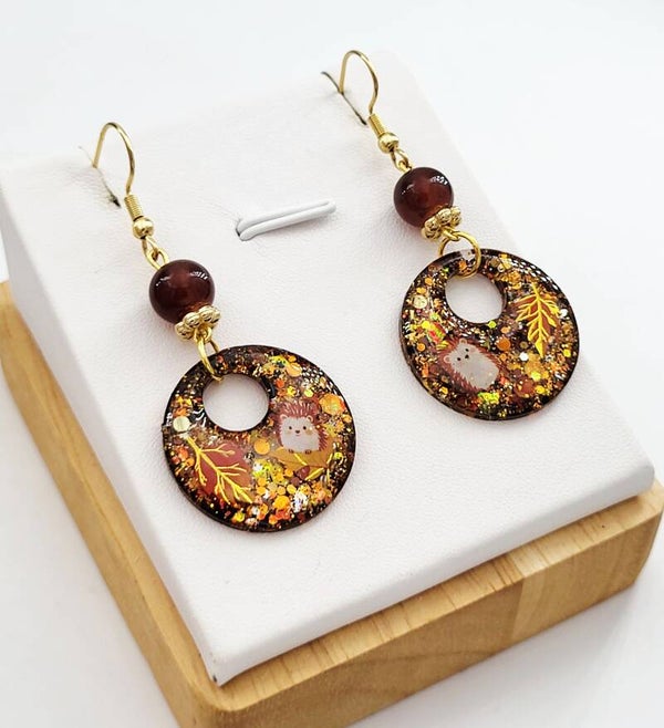 Boucles " Créoles hérissons "