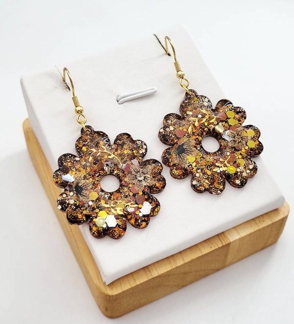Boucles " Fleurs automnales "